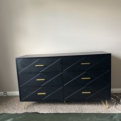 Black & Gold Dresser