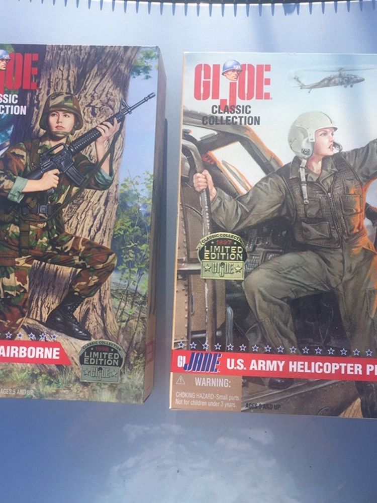 2 GI Jane joe Dolls Never Removed From Box