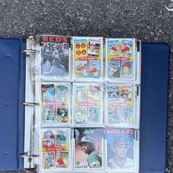 1987 Topps and Fleer sets and other binders of cards