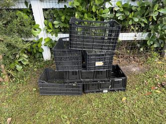Plastic Crates For Gardening And Crafts