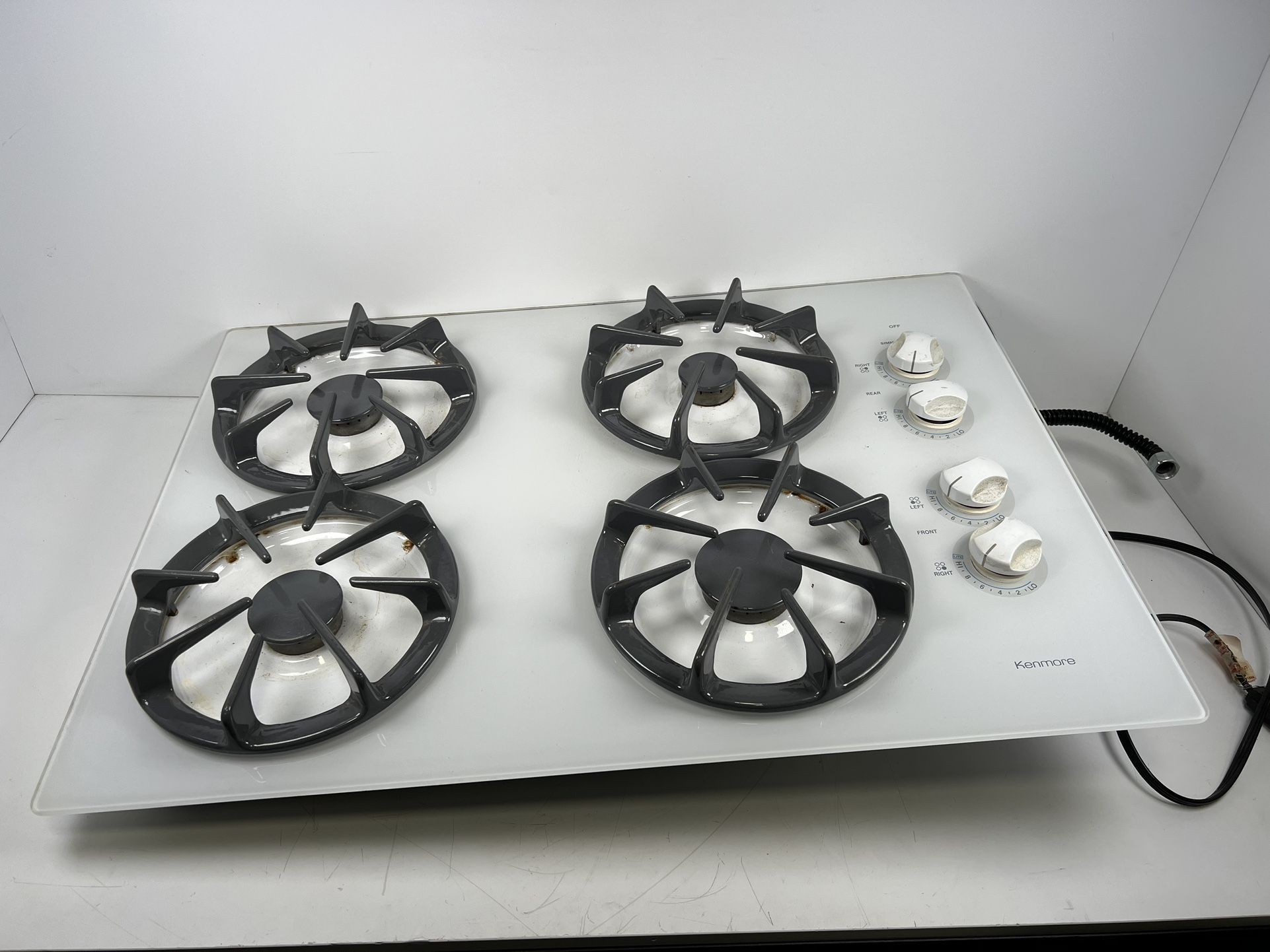 Kenmore Range Stove Oven Gas Counter Top Glass