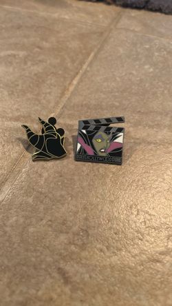Two maleficent stitch pins