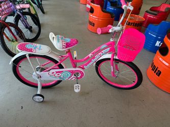 Candy Kids Bicycle with Training Wheels