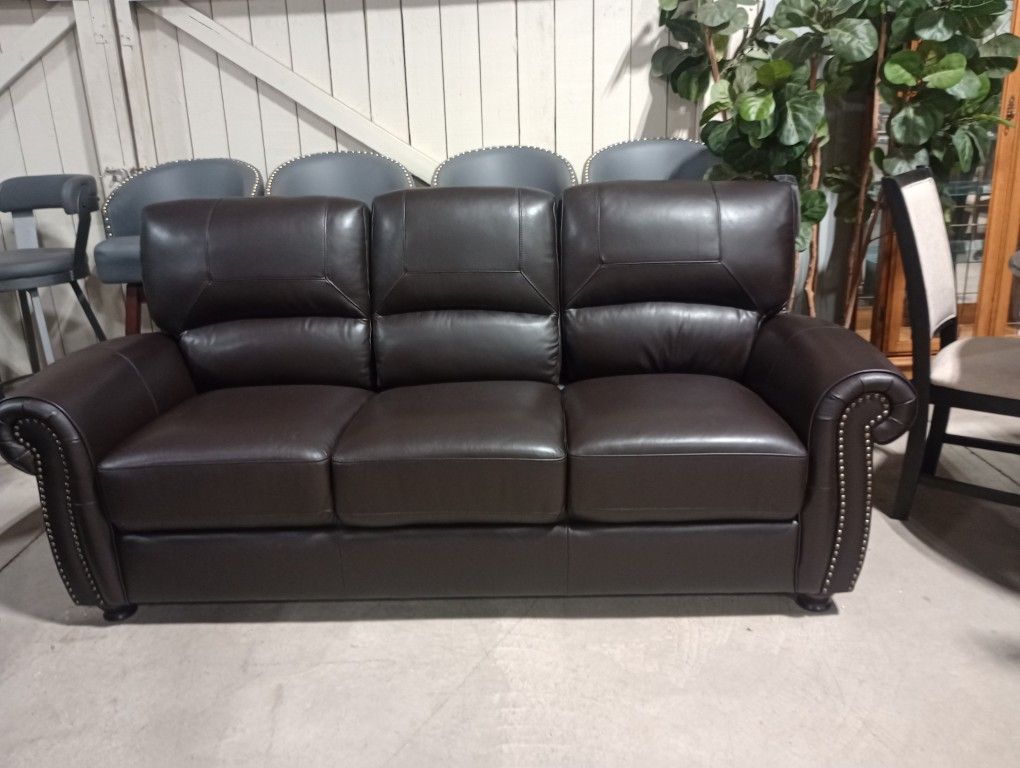 100% Genuine Leather Sofa Set