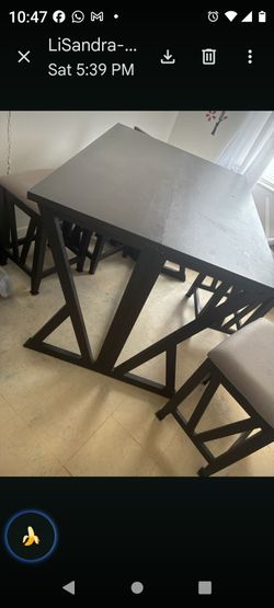 Table 4 chairs