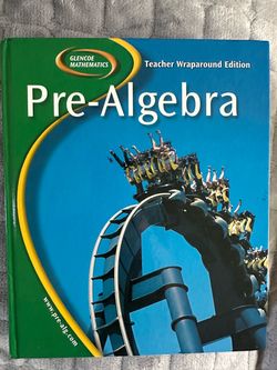 Pre algebra book