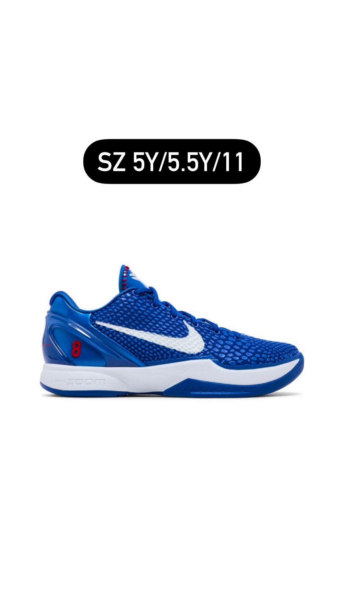 Dodgers Blue And White Kobes Nike Kobe Protro Dodgers Blue