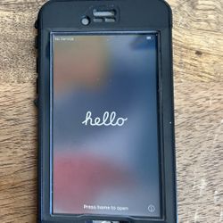 Apple iPhone 6s Silver + Lifeproof  Case 