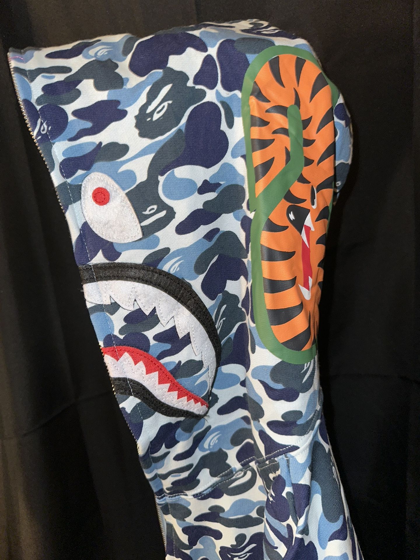 Bape Hoodie Blue New w Bag & Tags