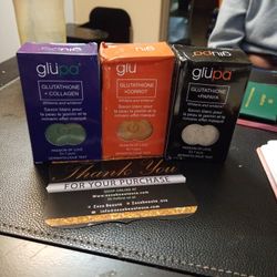 Glupa Glutathione Carrot,papaya Or Collagen Whitening Soap