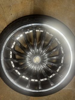 Set of 4 Divinity Chrome 24” Rims