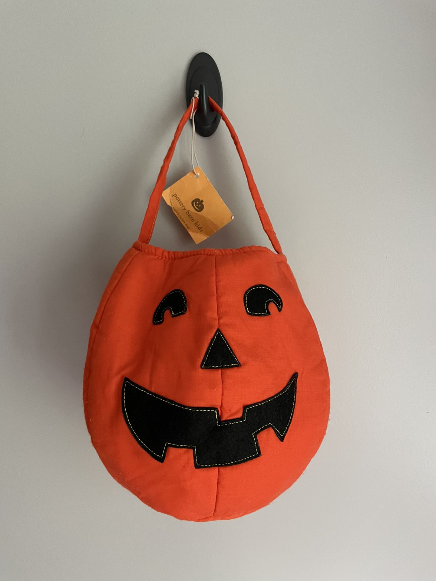Pottery Barn Kids Trick or Treat Halloween Pumpkin Candy Bag  