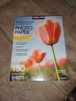 Unopened Photo paper