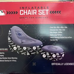 LA Dodgers Inflatable Chair Set