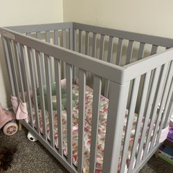 Crib With Mattress 