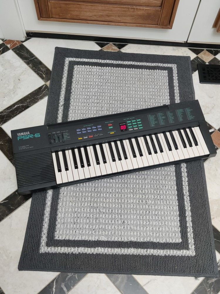 Yamaha Psr-6 49 Key Electronic Keyboard Vintage 