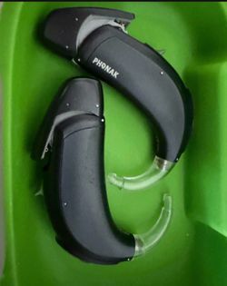 Phonak Naida B50-UP BTE Hearing Aid Pair, Black, Fits Both Ears, CE