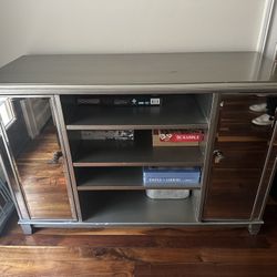 Silver Tv Console 