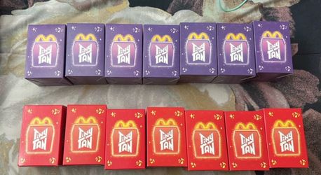 FULL SETS OF THE BTS MCDONALD’S TOYS