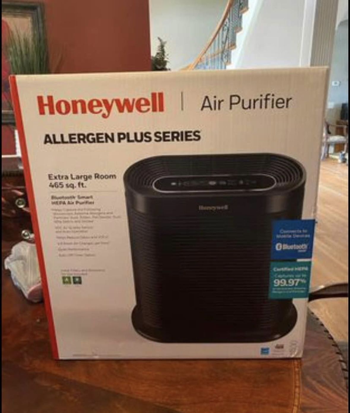 New Honeywell Allergen Plus Air Purifier For Extra Large Rooms Bluetooth Smart (retails $309)