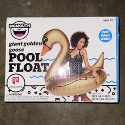 Gold Goose Pool Float