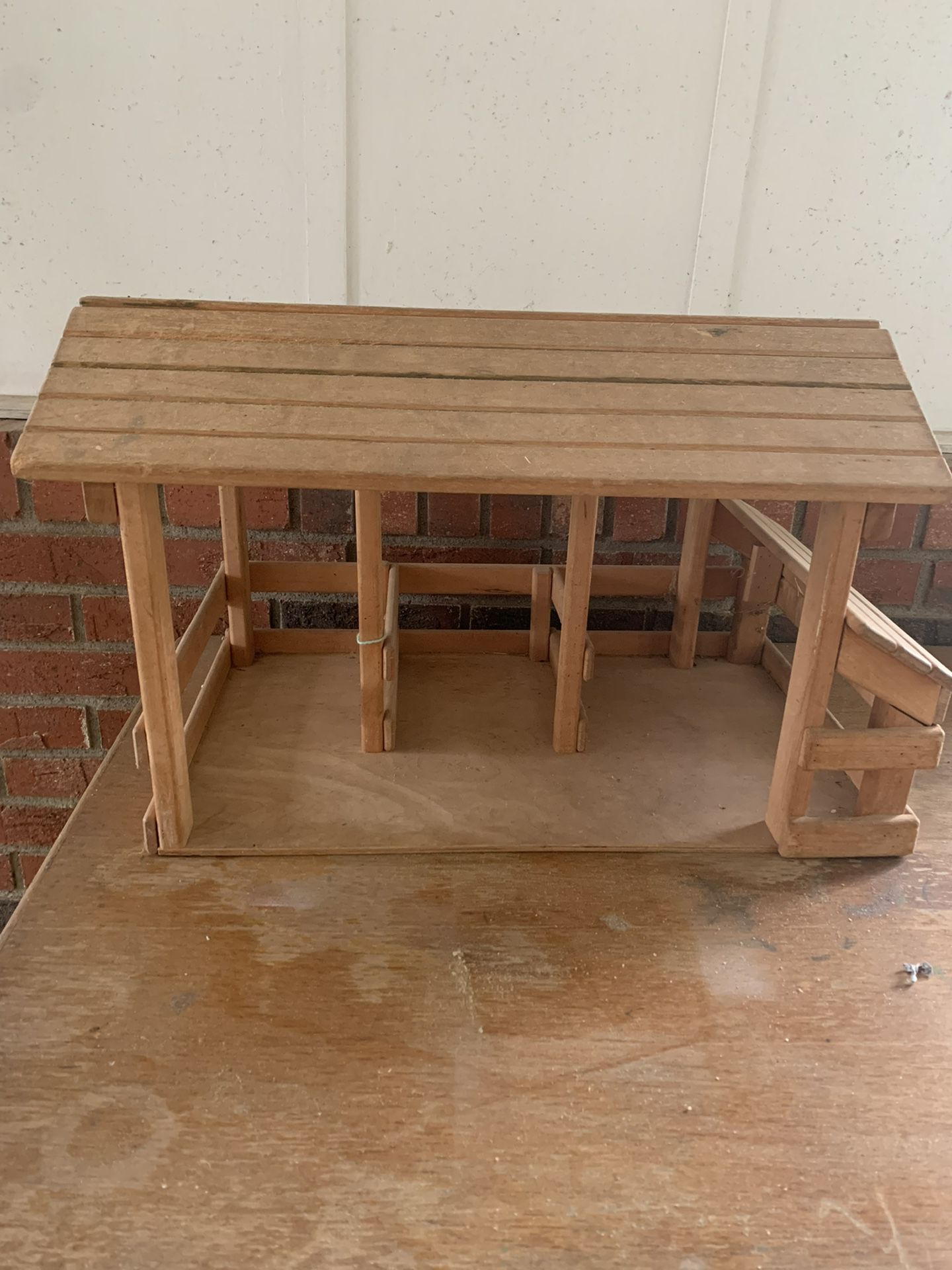 Hand Carved Stable