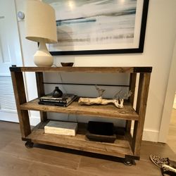 Rustic Console Table Is Great for Any Space!