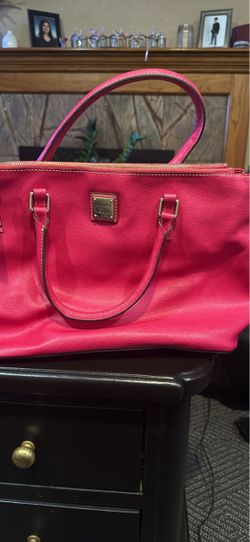 Dooney & Bourke Pink Leather Satchel
