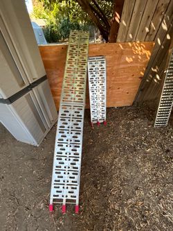 Aluminum Folding Loading Ramps Set of 2