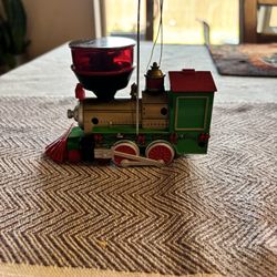 Christmas train musical ornament 