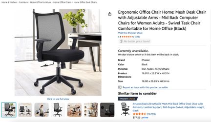 Free Ergo Office Chair