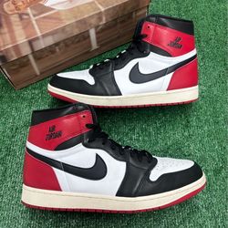 JORDAN 1 HIGH BLACK TOE REIMAGINED SIZE 12
