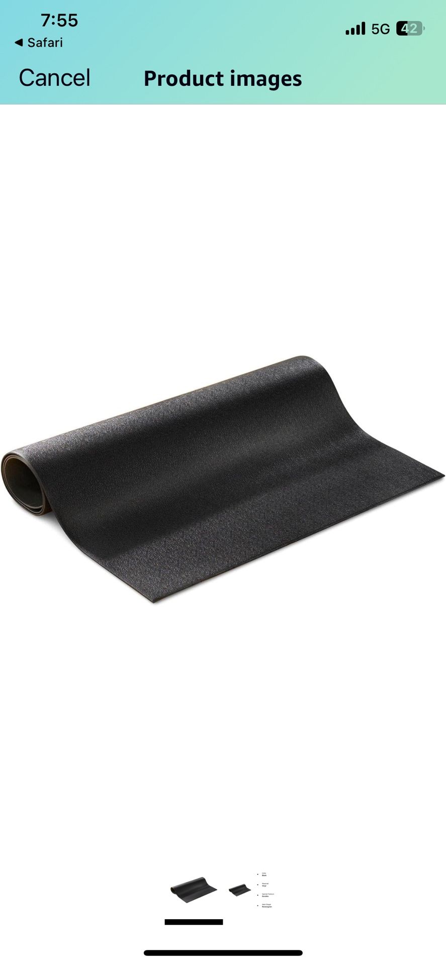 New Unused Pro-Form Treadmill Mat
