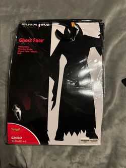 Ghost face kids costume