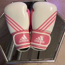 Barely Used Adidas  Women’s Boxing Gloves