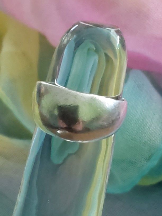 925 Sterling Silver Ring(3.3g/17.9mm/Size 7.5