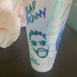 Bad Bunny Starbucks  Cup $10
