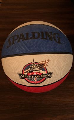 2001 NBA All Star Game Mini Collectible Basketball from Game Held in Washington, DC