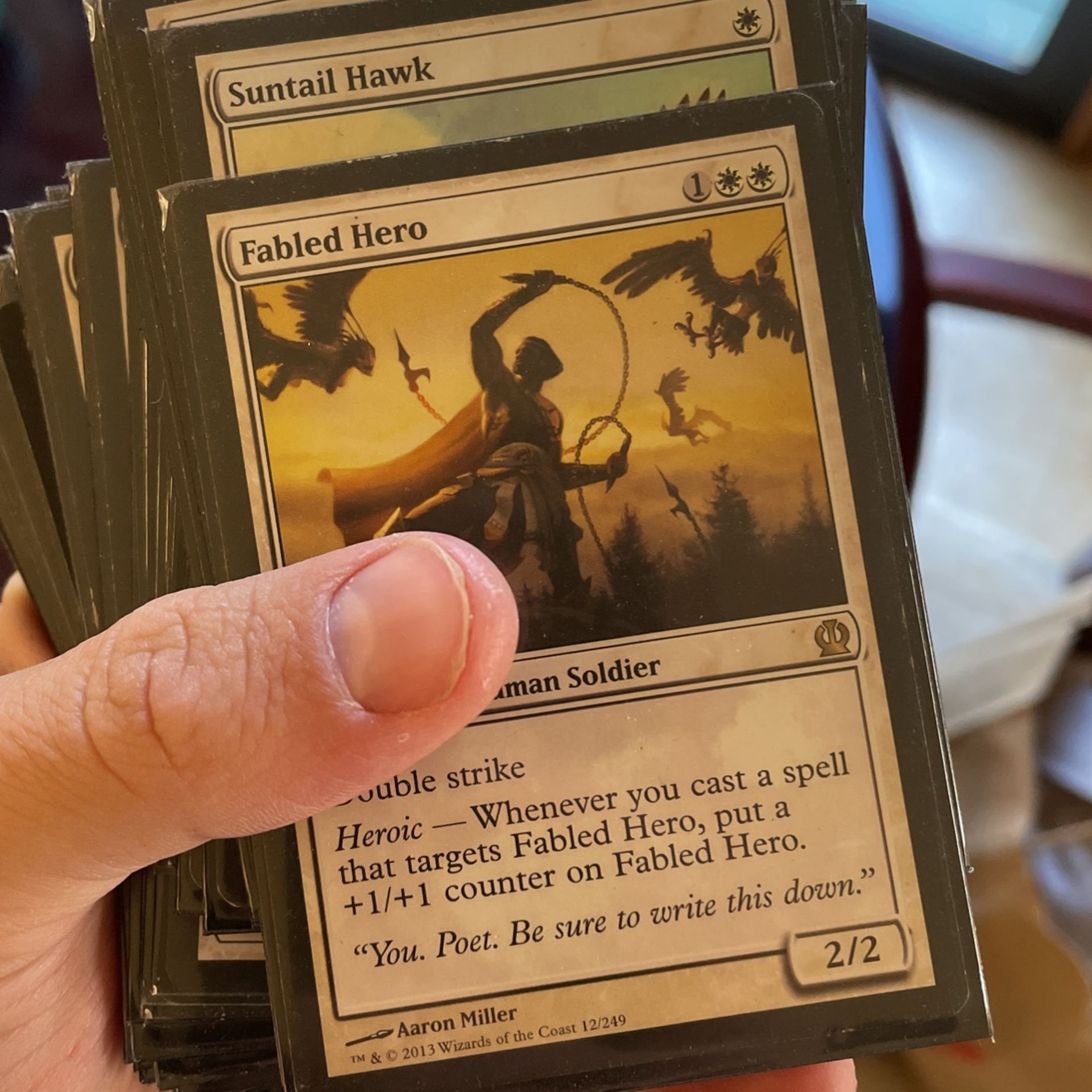 A Stack Of free Magic Cards (white)