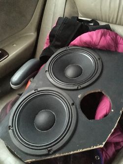 2 8s celestions real loud speakers