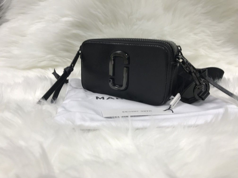 Marc Jacobs Colorblock Snapshot Crossbody bag Black