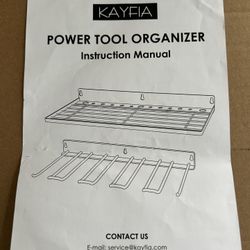 power tool organizer 