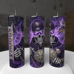 Minnesota Vikings Football Tumbler