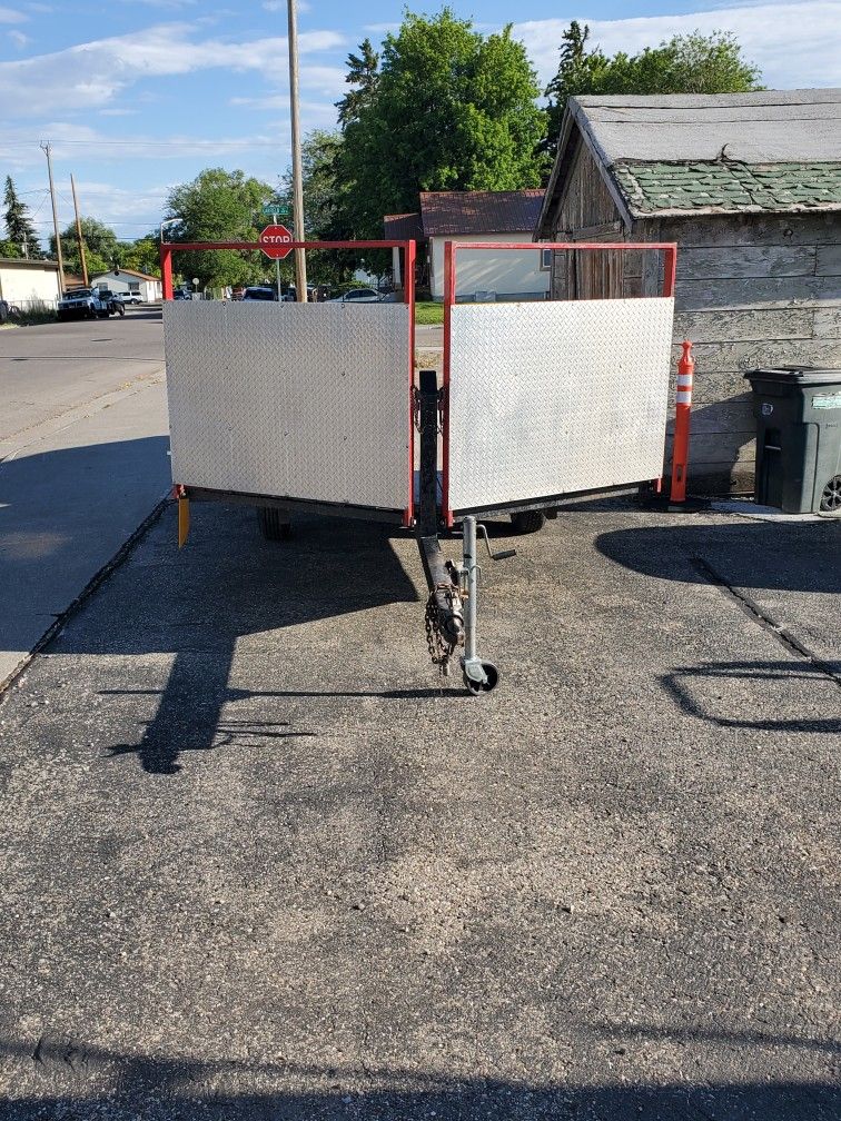 12FTX8FT TRAILER Plus 2FT CONE GREAT FOR ATV