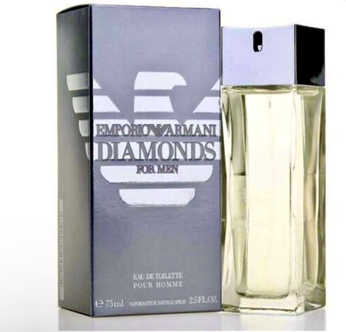 Emporio Armani DIAMONDS by Giorgio Armani Eau de Toilette Spray Men 2.5 FL oz / 75 ML Bottle