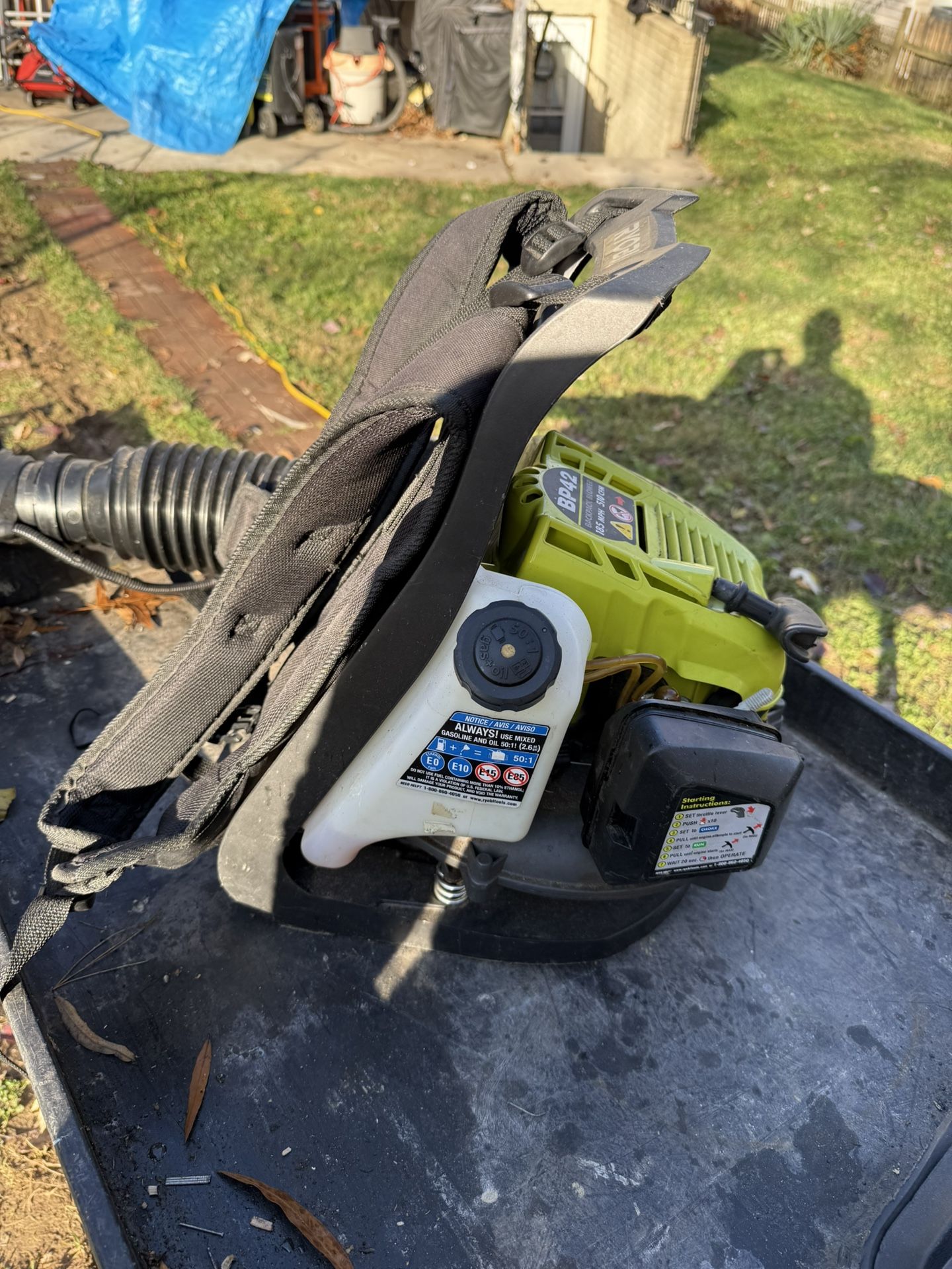Backpack blower RYOBI BP42 (Fair condition)