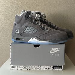 Size 10 - DS Nike Air Jordan 5s Wolf Grey