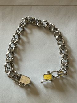 Vintage Silver Charm Bracelet (925)