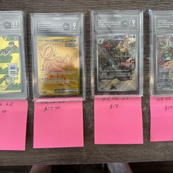Pokemon Cards (Slabs) TAG