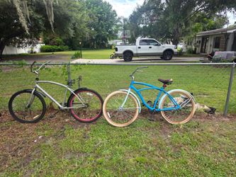 Two Adult Cruiser Bikes